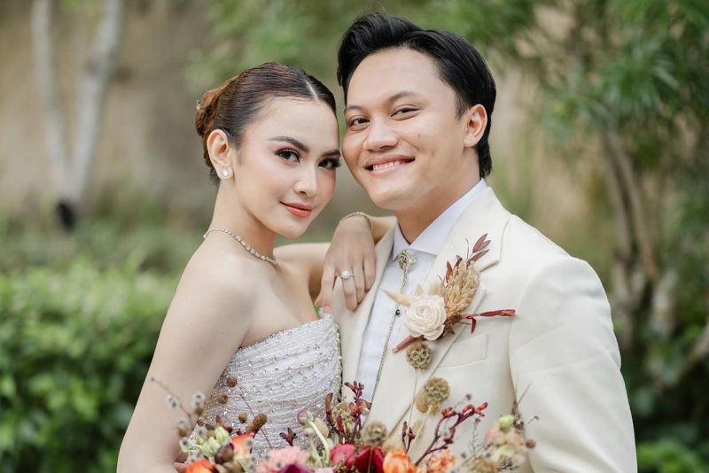 TIDAK SAH: Pernikahan Rizky Febian dan Mahalini Raharja dinyatakan tidak sah oleh Pengadilan Agama Jakarta Selatan.