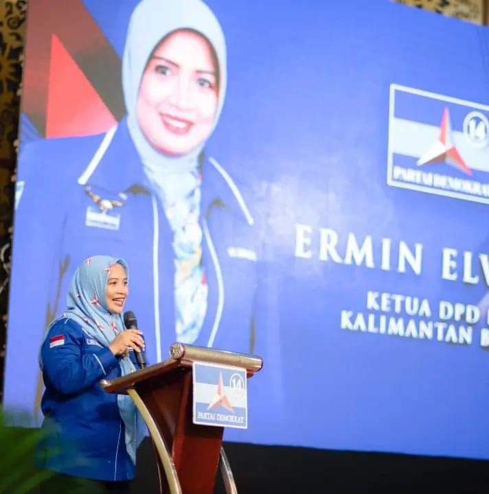 Ketua DPD Demokrat Kalbar, Ermin Elviani.