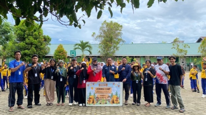 KEMAH CENDIKIA: Pelaksanaan Kemah Cendikia yang berlangsung di SDN 34 Pontianak Kota, Sabtu (23/11).