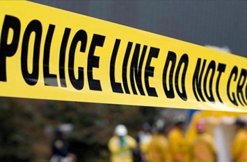 Ilustrasi garis polisi.
