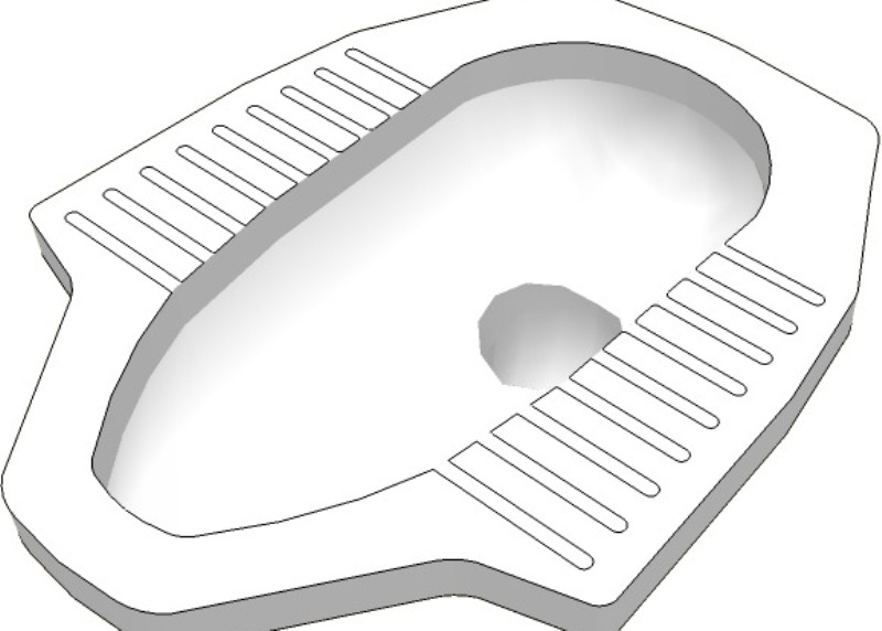 ilustrasi toilet jongkok.