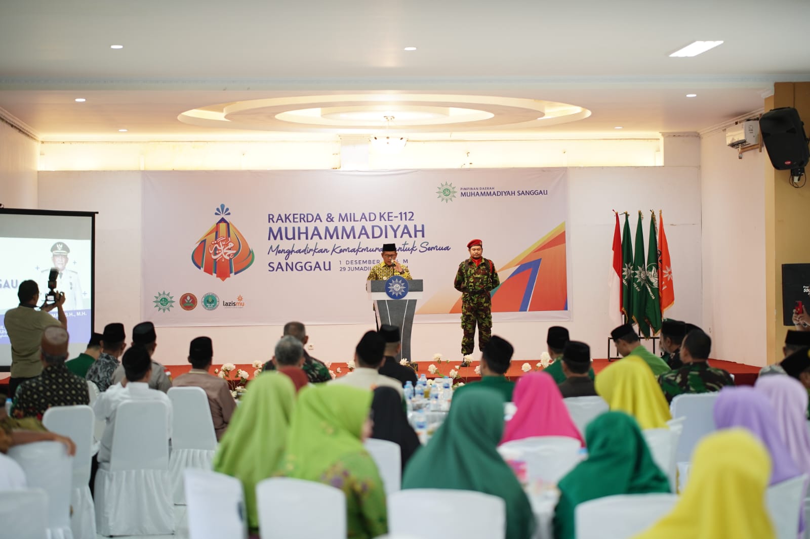 MILAD : Momen Perayaan Ke-112 Milad Muhammadiyah, Minggu (1/12) kemarin.