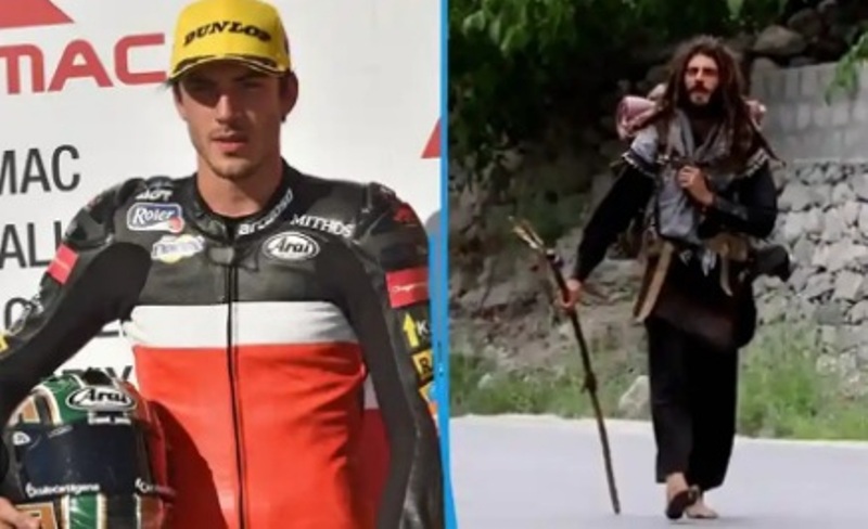 Mantan pembalap Moto 2 Axel Pons viral karena menjalani kehidupan sebagai musafir.