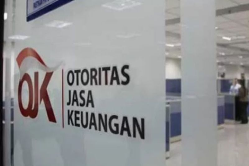 Ilustrasi logo Otoritas Jasa Keuangan.