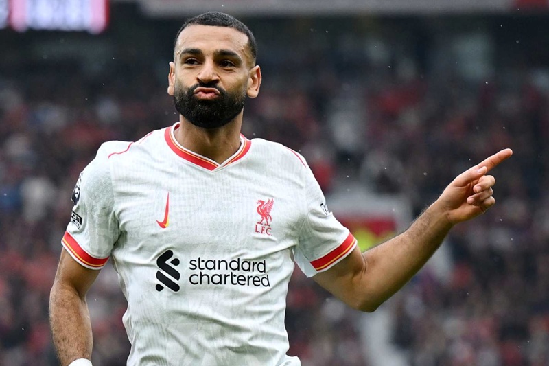 Penyerang sayap Liverpool, Mohamed Salah.