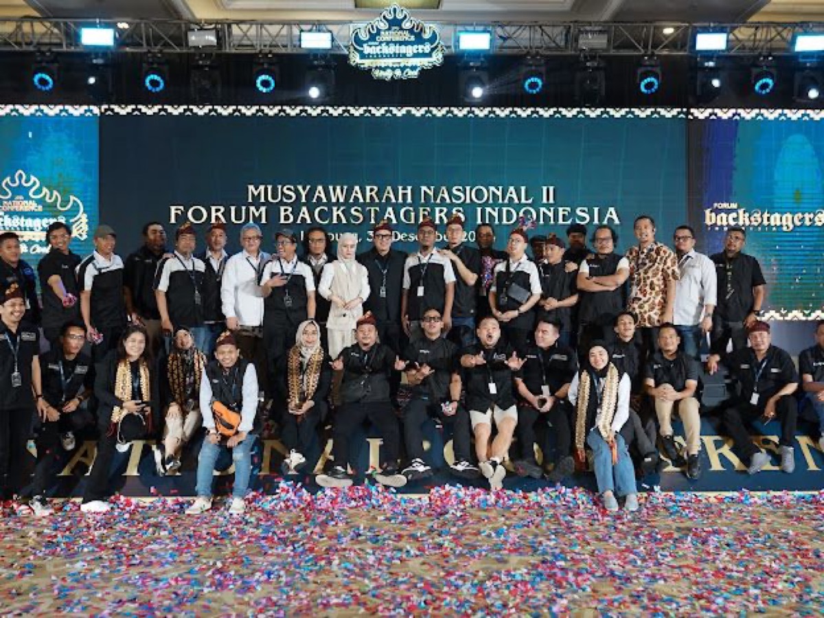 Munas II Forum Backstagers Indonesia yang diselenggarakan di Lampung.