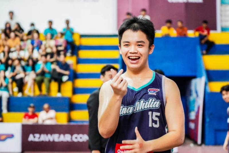 Bryan Enzi Rich, pemain andalan sekaligus kapten tim putra SMA Bina Mulia Pontianak.