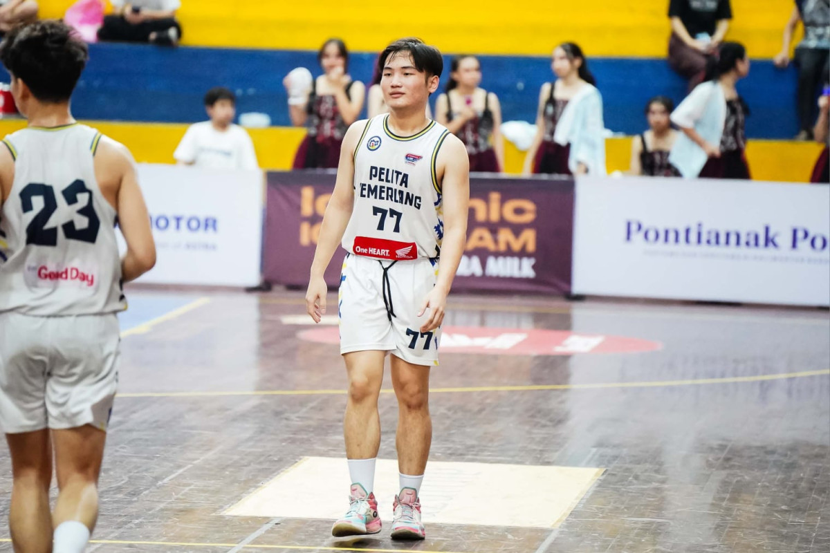 Potret Chris Stensen di Honda DBL with Kopi Good Day 2024 West Kalimantan Series.