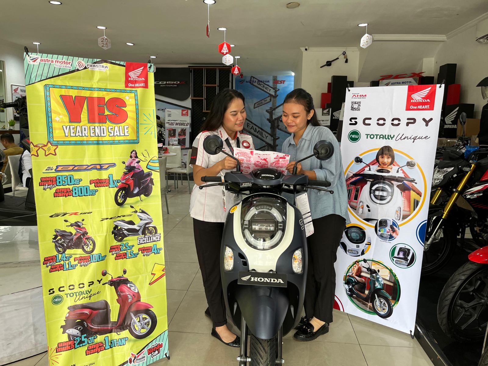 Astra Motor Kalbar mengadakan promo Year End Sale (YES) sepanjang Desember 2024.
