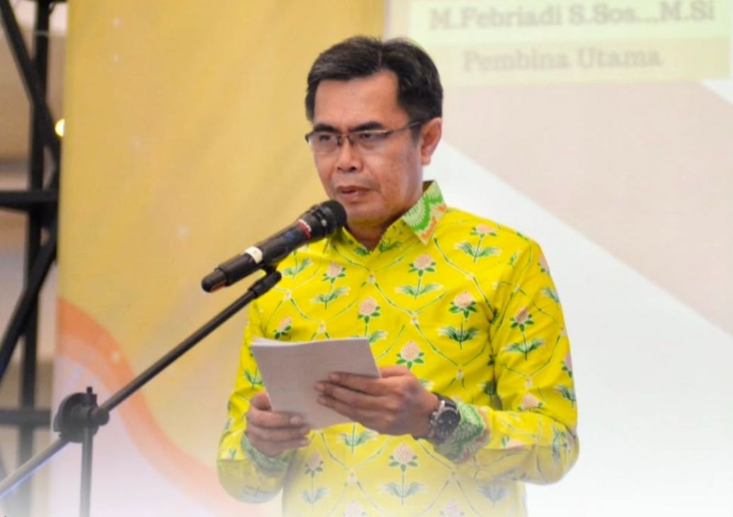 APRESIASI: Asisten Sekda, Heryandi, menutup KMF 2024 sekaligus mengapresiasi atas pelestarian adat dan budaya Melayu.