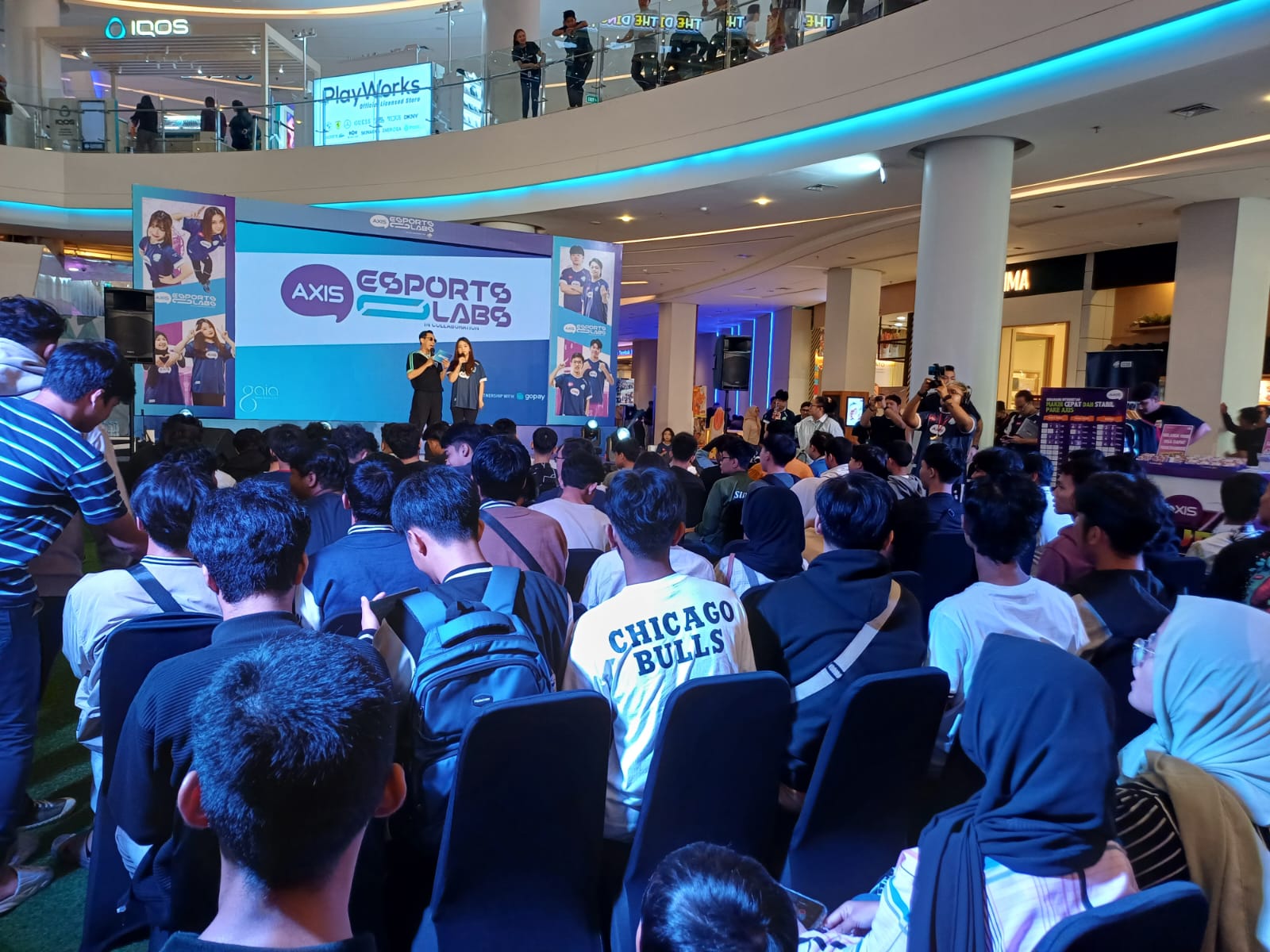 Sejumlah komunitas e-sport Kalbar, tampak antusias menghadiri Esport Labs, di Mal Gaia, Kubu Raya.
