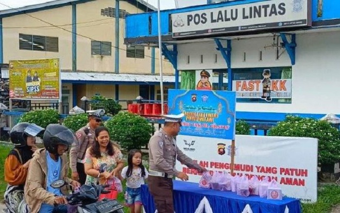 BAKAL PINDAH: Pos Lantas Polres Melawi yang terletak di Kota Nanga Pinoh akan direlokasi.