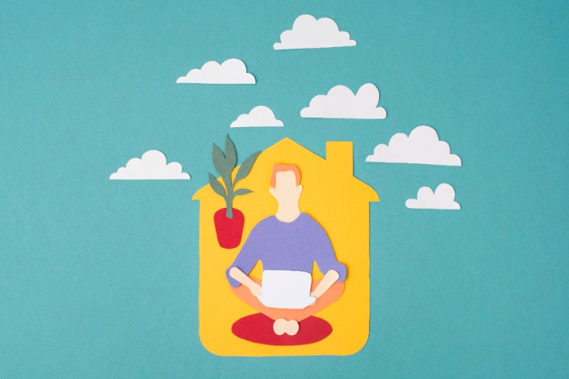 Ilustrasi introvert.