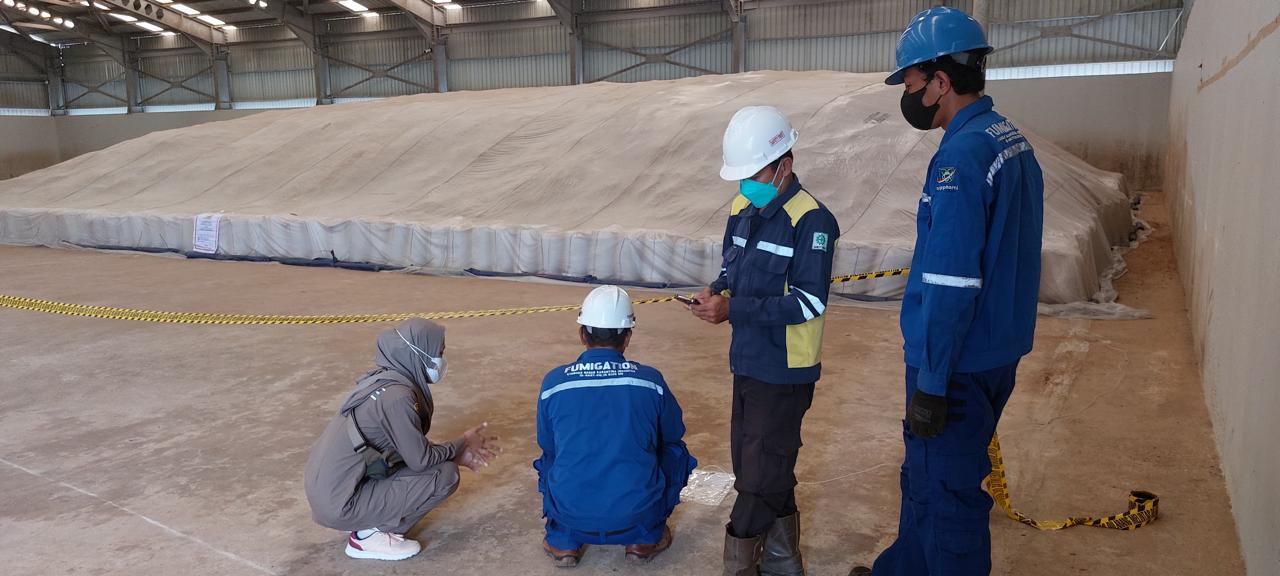 Sebanyak 93,61 ton bungkil sawit dari Indonesia diekspor ke Malaysia, Kamis (2/01).