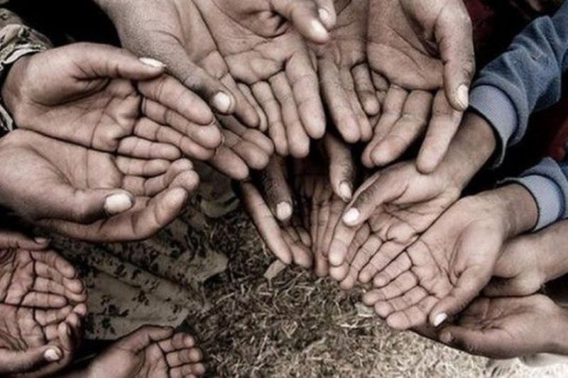 Ilustrasi kemiskinan.