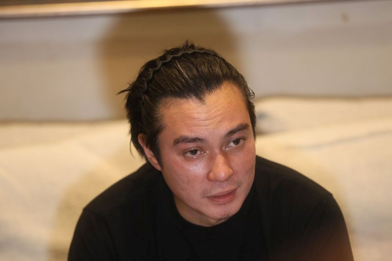 Baim Wong saat jumpa pers di Kantor Tiger Wong Entertaiment, Jakarta, Selasa (8/10).