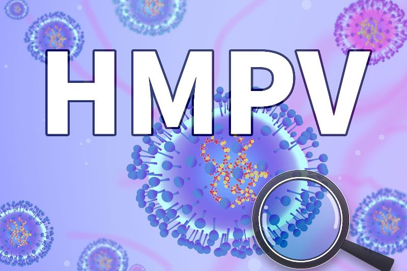 Ilustrasi virus HMPV.