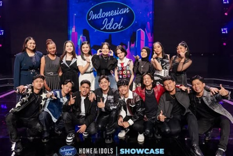 Para peserta Indonesian Idol 2025 yang lolos ke babak Final Showcase.