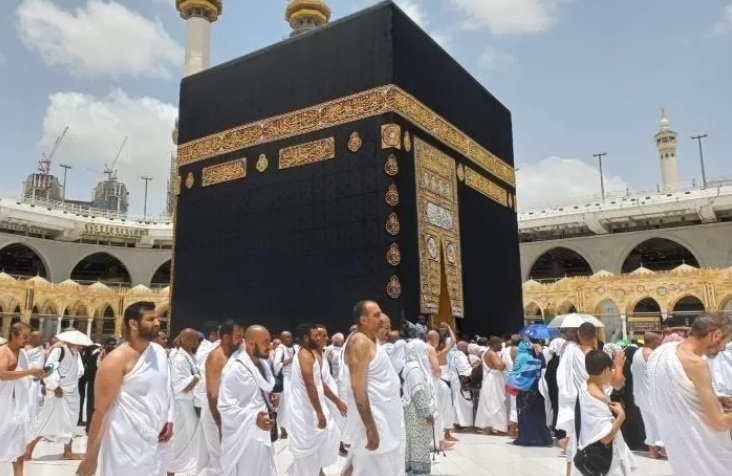 Ilustrasi ibadah haji.