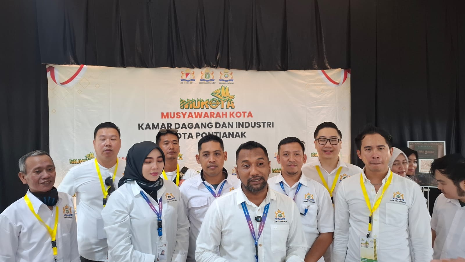 Kamar Dagang dan Industri (Kadin) Kota Pontianak saat menggelar Musyawarah Kota (Mukota), Sabtu (11/1/2025).