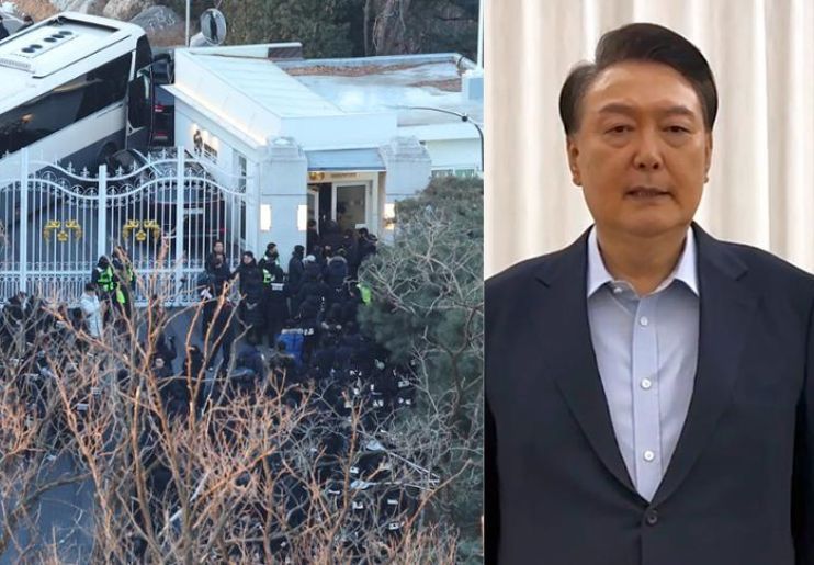 Presiden Korea Selatan Yoon Suk Yeol resmi ditahan.