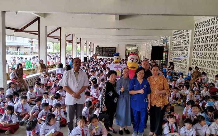 SD Suster Singkawang menggelar seminar bertema pentingnya kesehatan anak, Selasa (15/1).