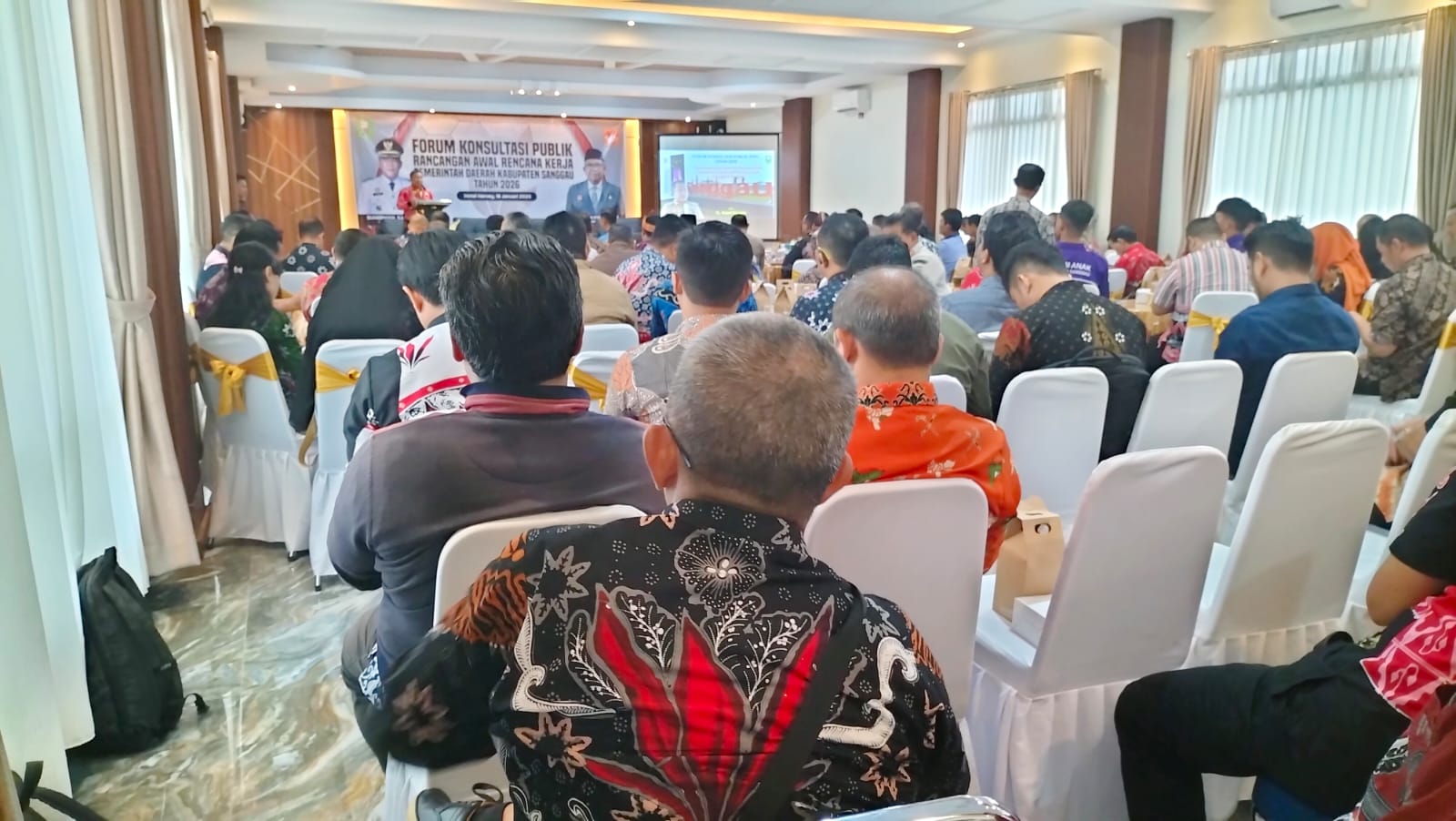 RKPD : Kegiatan konsultasi publik RKPD Sanggau.