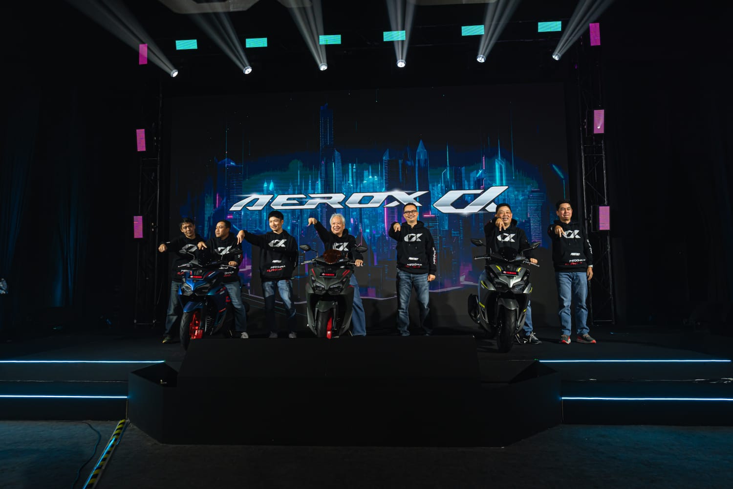 Peluncuran Yamaha Aerox Alpha.
