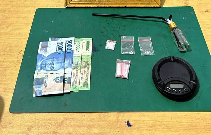 DIAMANKAN : Barang bukti yang diamankan Polres Sambas.