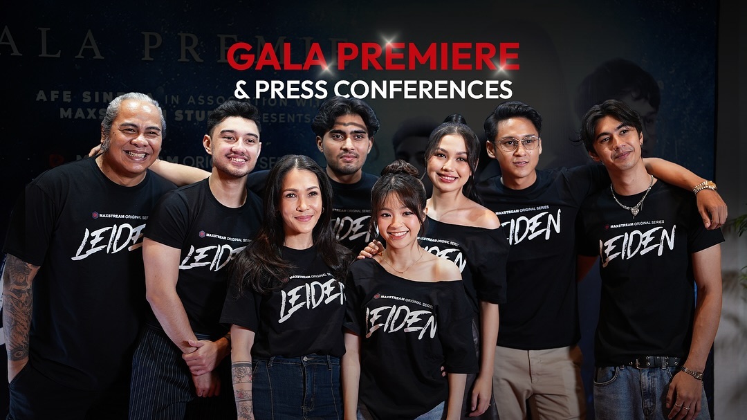 Gala premiere dan press conference Series Leiden pada Rabu (22/1) malam.