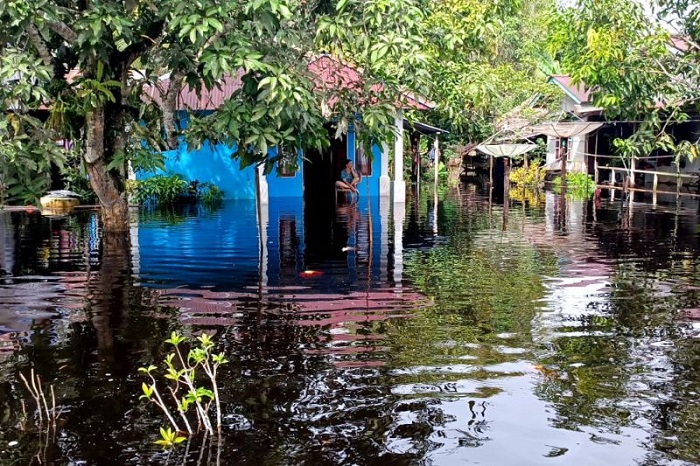 BANJIR: Banjir di Desa Sungai Duri, Kecamatan Sungai Raya, Kabupaten Bengkayang. &nbsp;&nbsp;&nbsp;&nbsp;&nbsp;&nbsp;