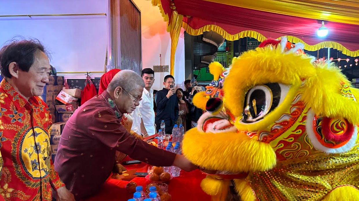 IMLEK: Penjabat (Pj) Gubernur Kalimantan Barat Harisson menghadiri malam perayaan Imlek Bersama Yayasan Marga Yo.