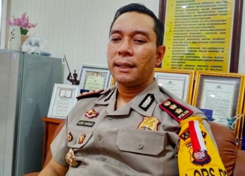 Kapolresta Pontianak, Kombes Pol Adhe Hariadi.