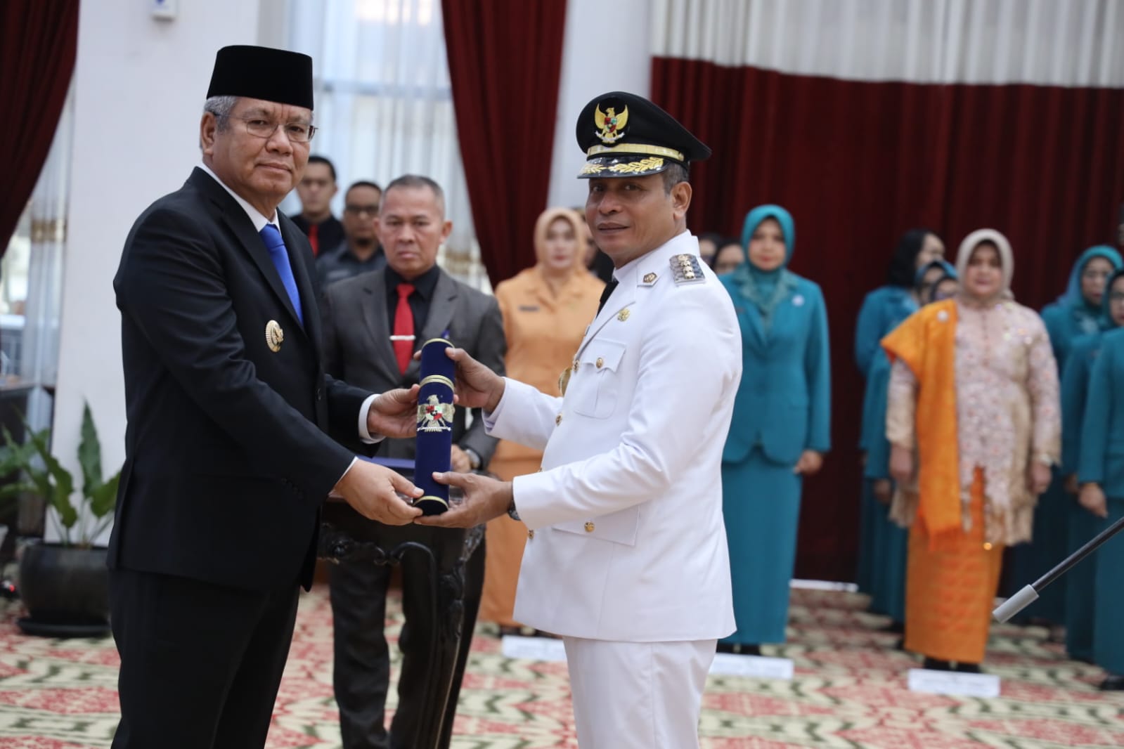 PELANTIKAN: Pj Wali Kota Pontianak Edi Suryanto dilantik oleh Pj Gubernur Kalbar Harisson pada 4 November 2024.