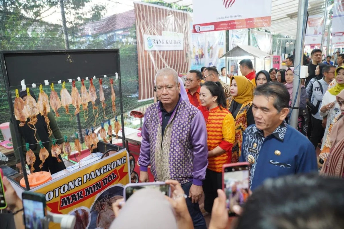 Kegiatan Kalbar Food Festival di Pontianak tahun lalu.