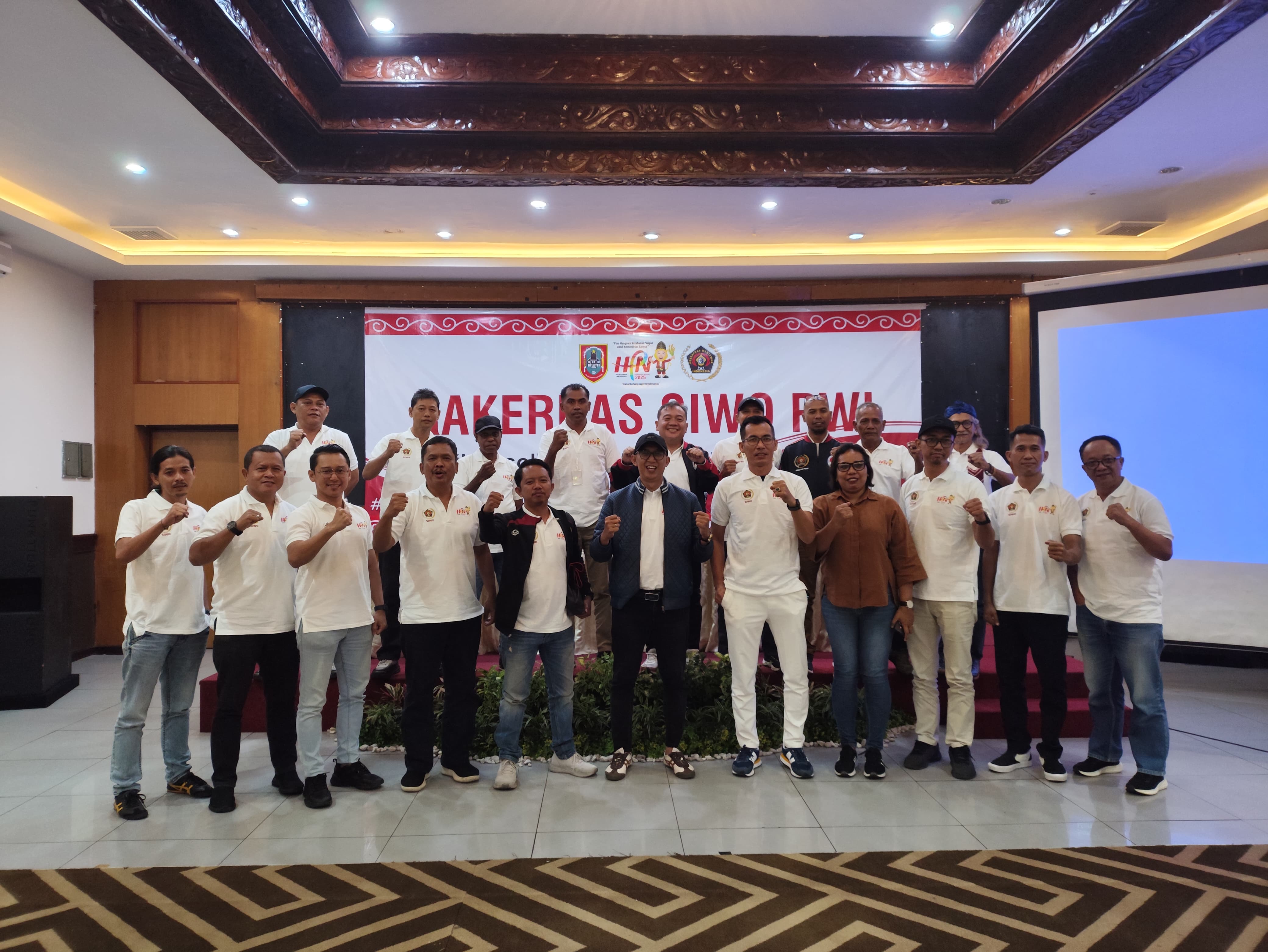 Rapat Kerja Nasional SIWO PWI 2025 yang berlangsung di Banjarmasin, (7-8/2).