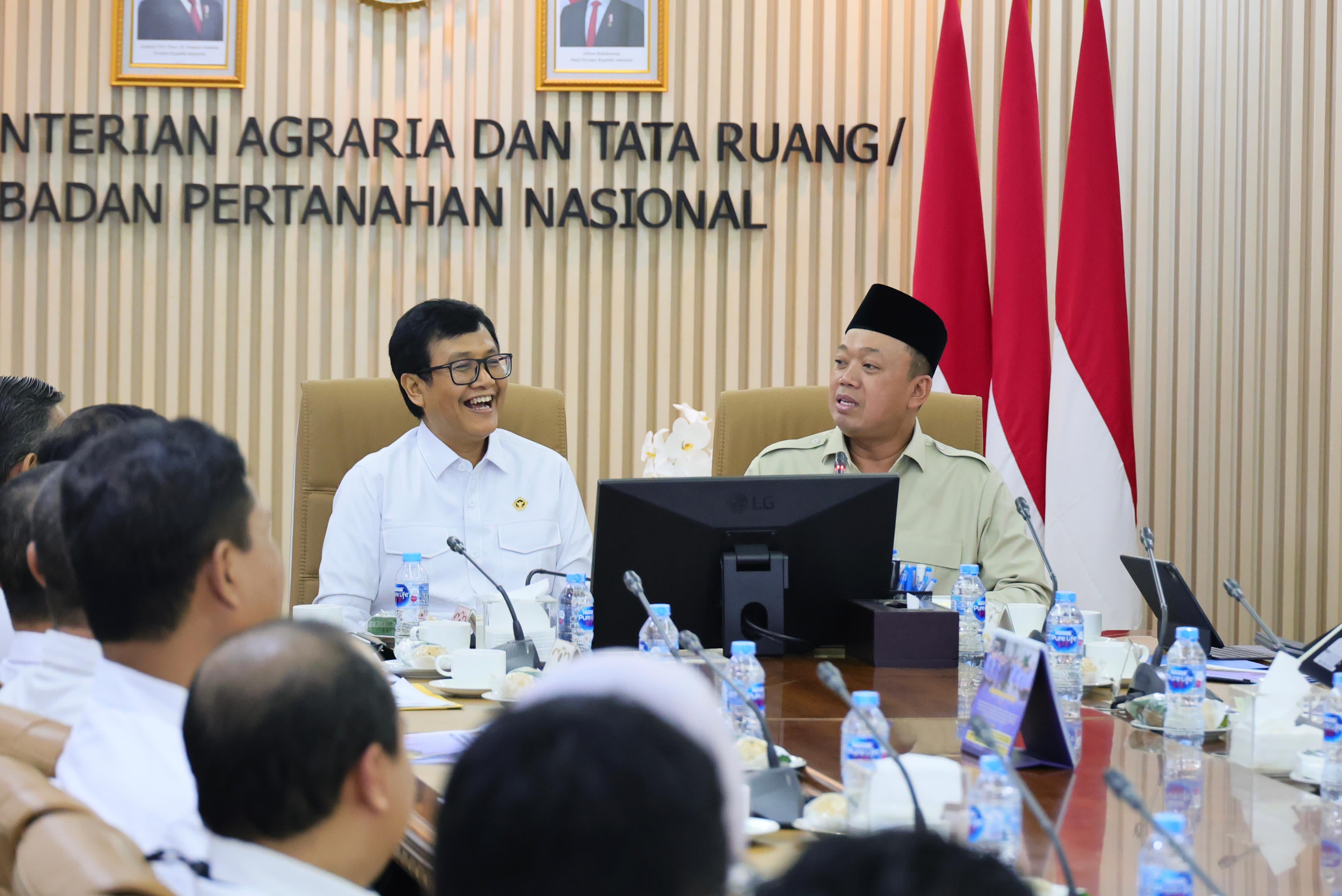 Kementerian Agraria dan Tata Ruang/Badan Pertanahan Nasional (ATR/BPN) menyelenggarakan Entry Meeting Pemeriksaan Laporan Keuangan Tahun 2024 pada Rabu (05/02/2025).