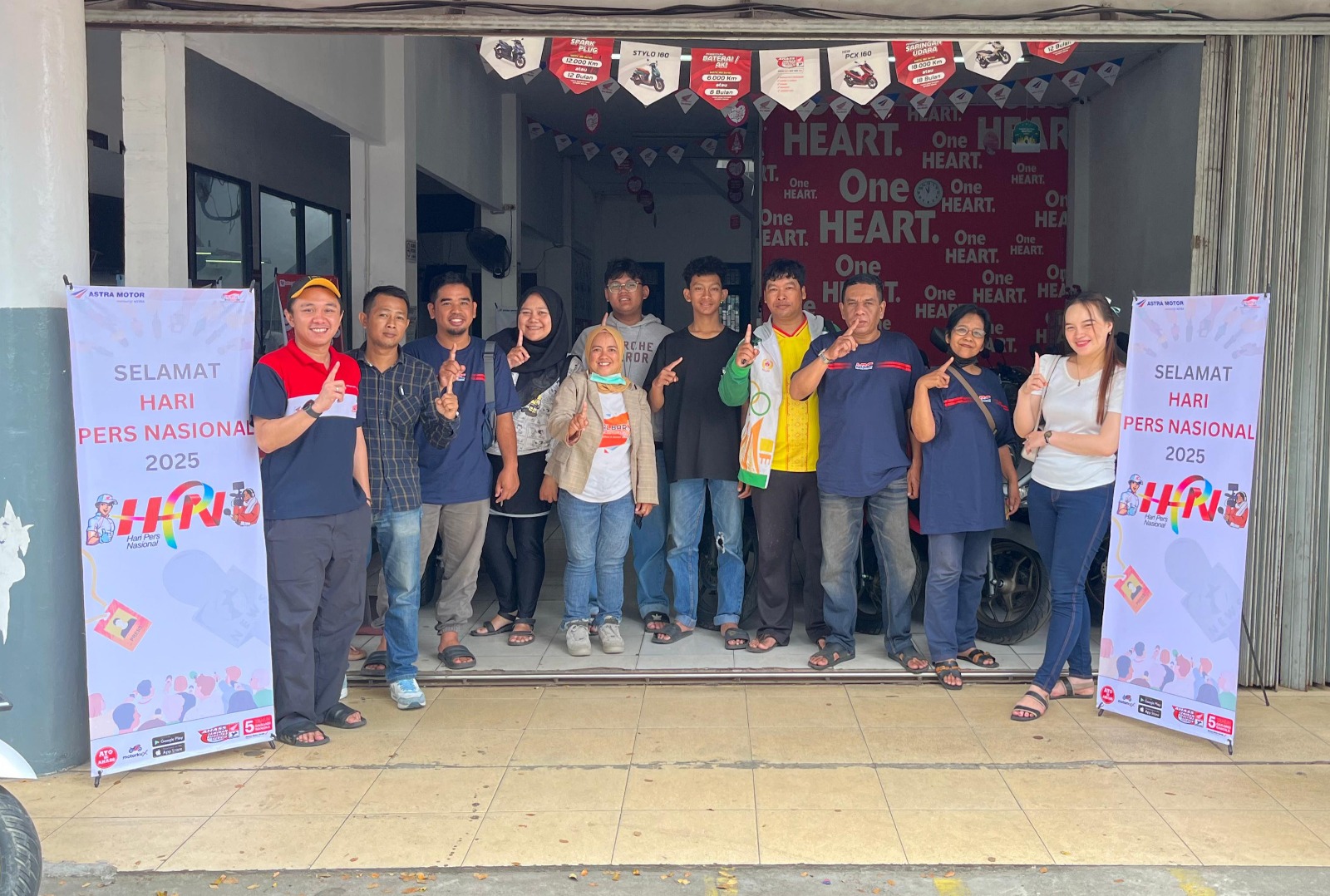 Apresiasi HPN 2025 oleh Astra Motor Kalbar.