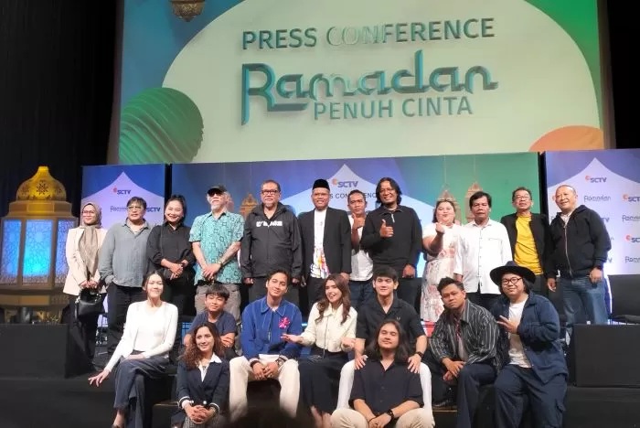 SERIAL RELIGI: Jumpa pers Para Pencari Tuhan Jilid 18. Serial religi ini dipastikan akan kembali hadir ke layar kaca SCTV selama bulan suci Ramadhan 2025.