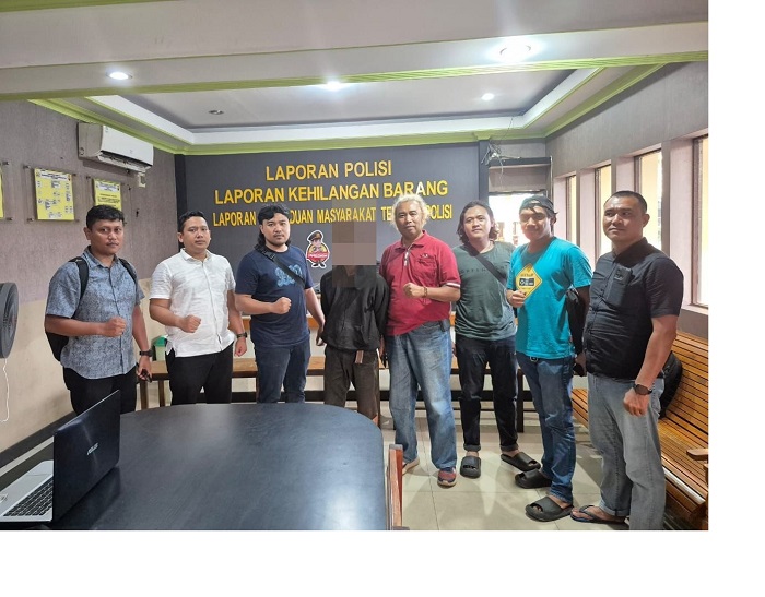 TANGKAP: Pelaku pencurian sepeda motor di Nanga Tayap, RS, ditangkap di Delta Pawan, Senin (10/2).