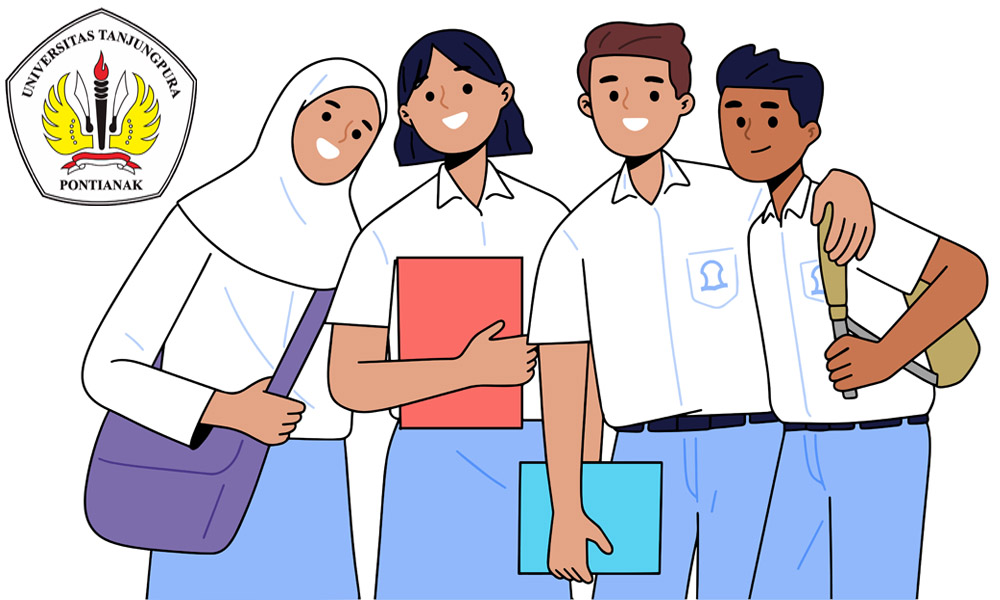 Ilustrasi Mahasiswa Baru.