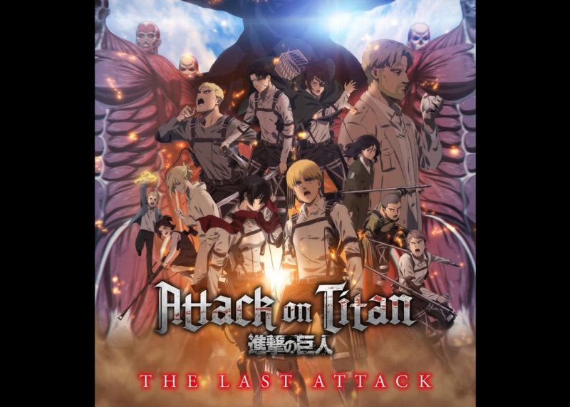 Official poster Attack on Titans; the Final Attack.