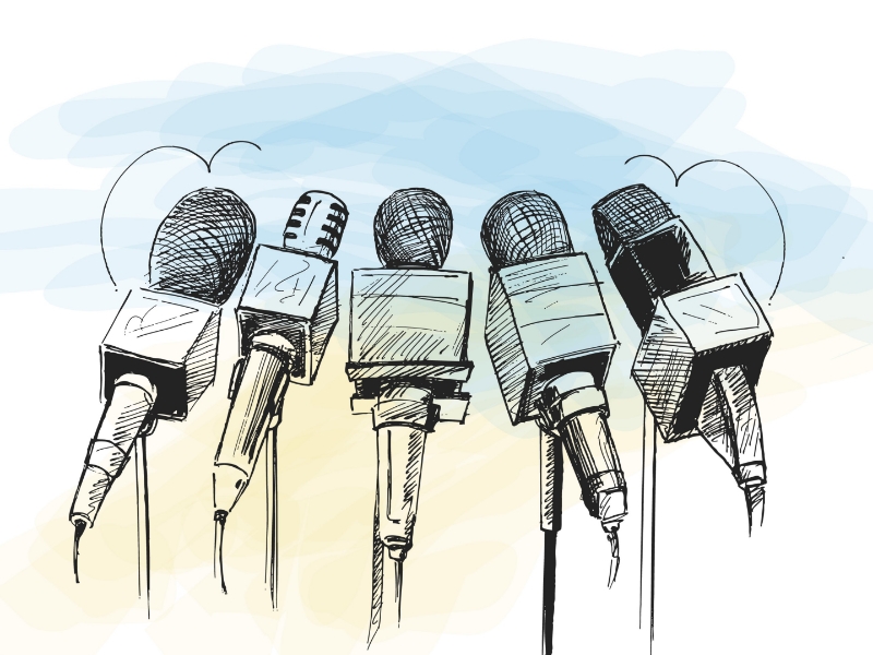 Ilustrasi jurnalisme digital.