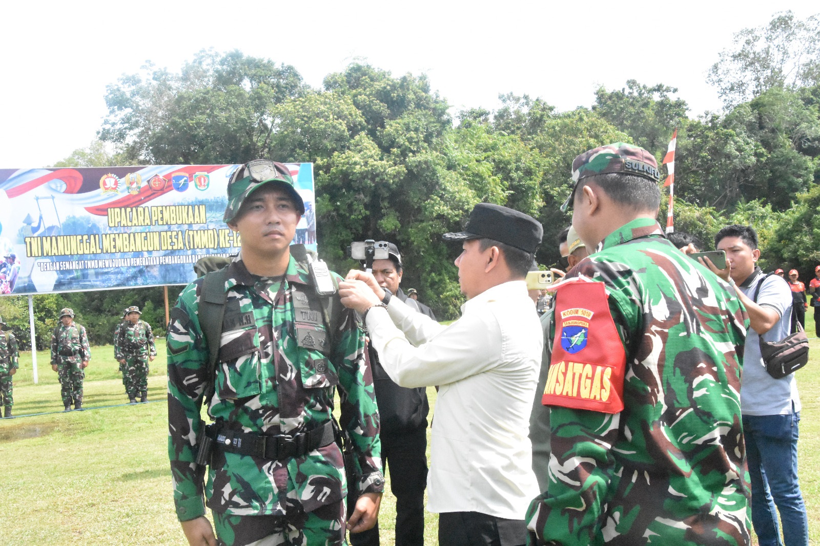 TMMD: Para personel di lingkungan Kodam XII Tanjungpura, siap menjalankan program TMMD ke-123 di Kalbar dan Kalteng.