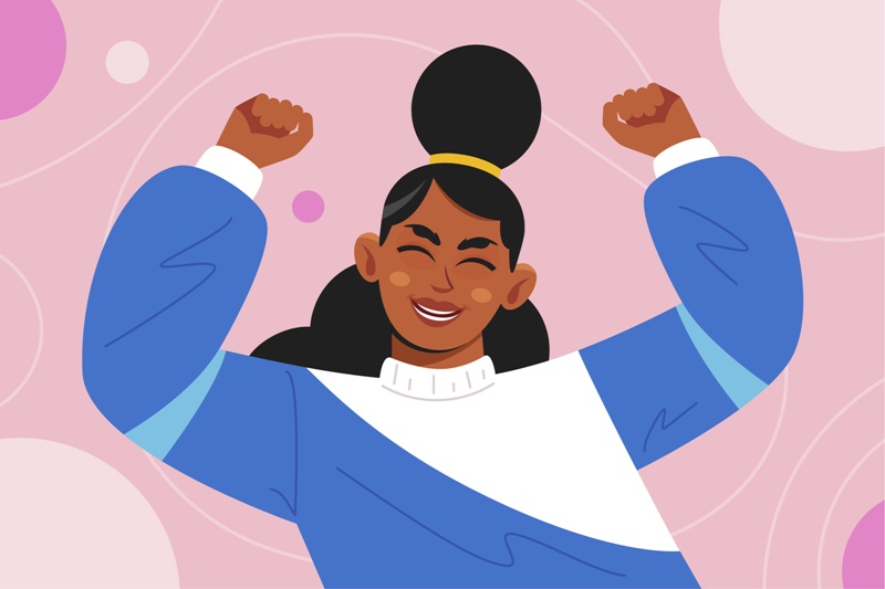 Ilustrasi anak sulung perempuan.