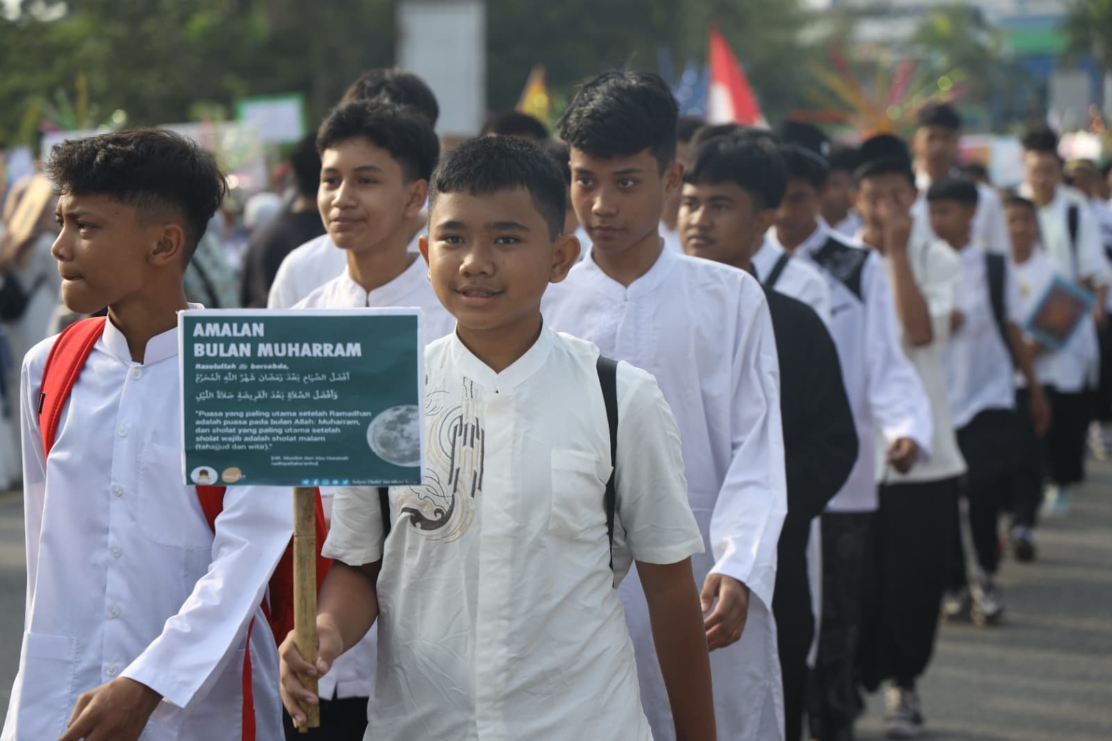 Ilustrasi pawai takruf.