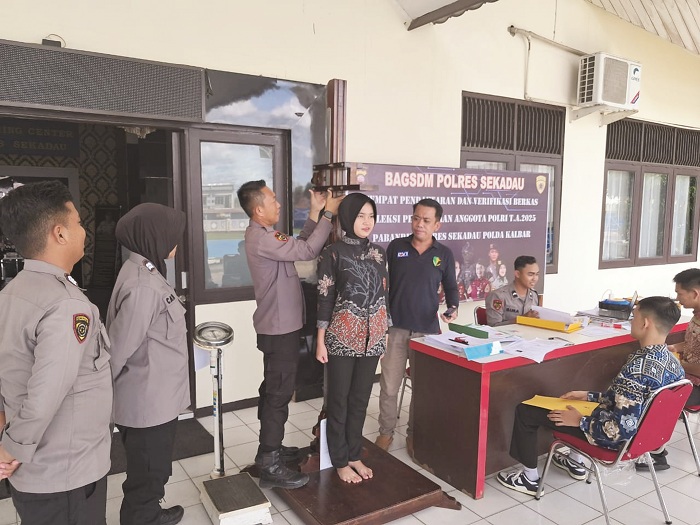 PENDAFTARAN : Polres Sekadau membuka layanan pendaftaran bagi calon anggota Polri 2025.