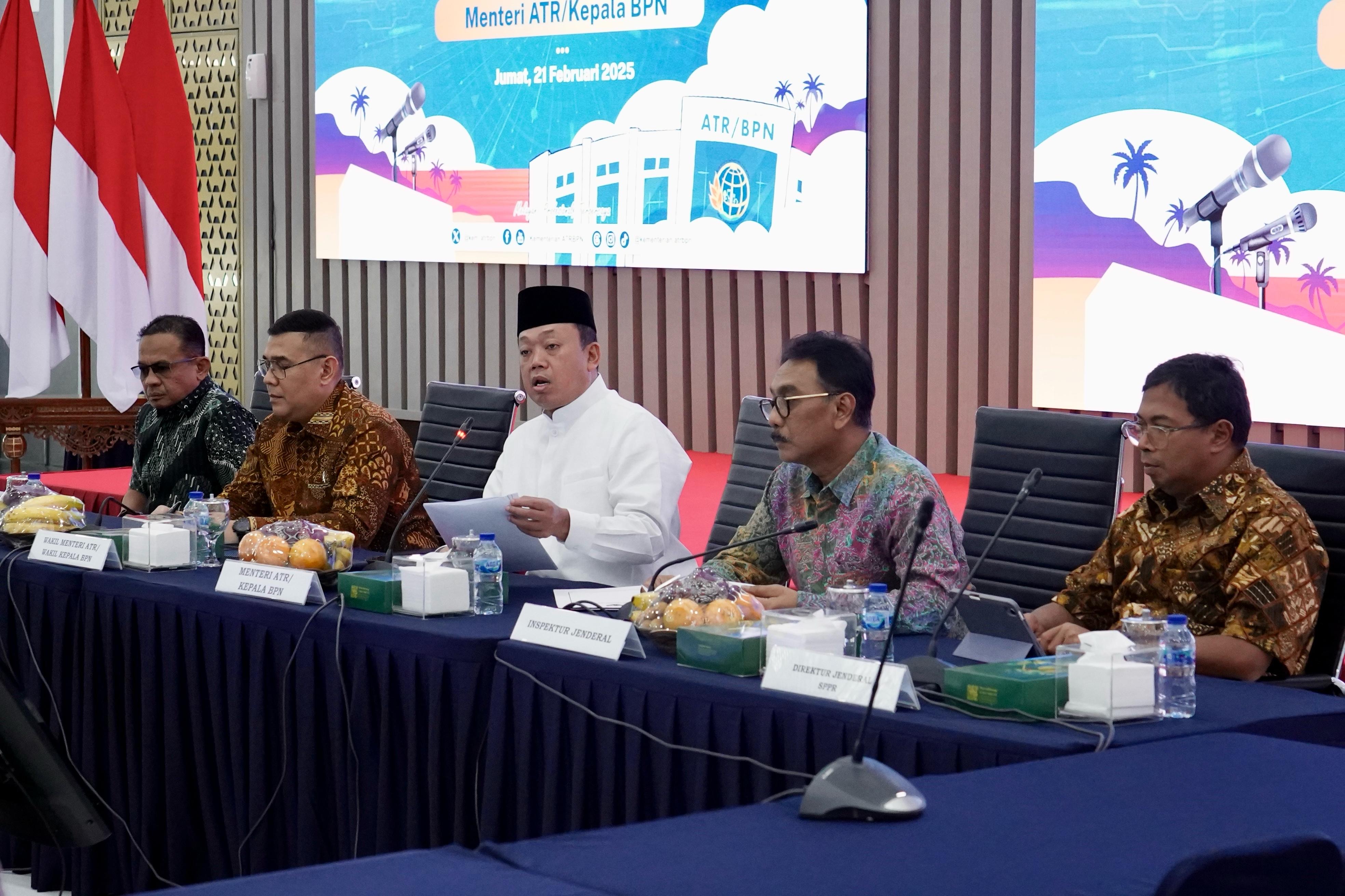 Bincang Isu Pertanahan dan Tata Ruang Bersama Menteri ATR/Kepala BPN.
