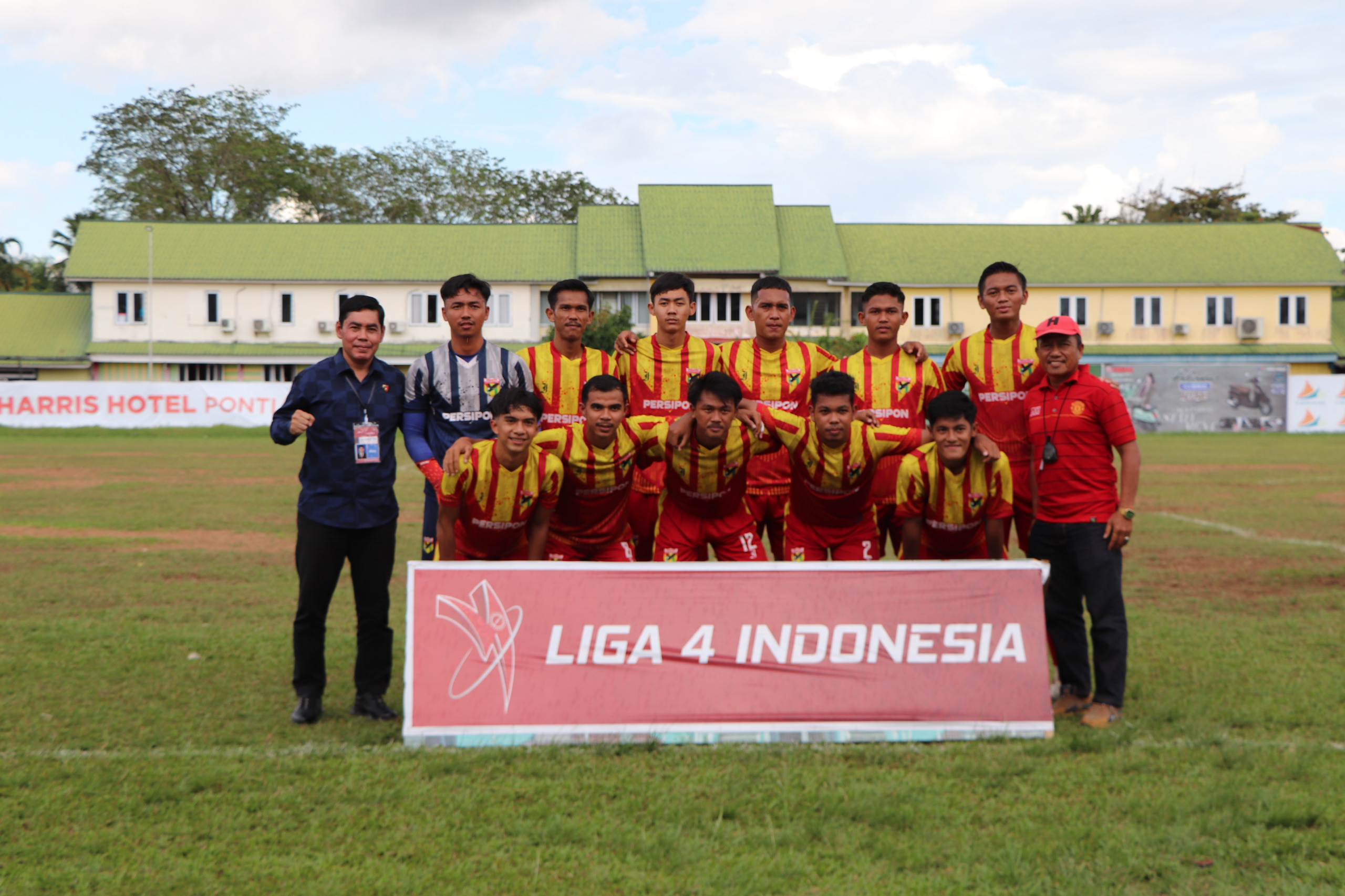 Persipon saat menghadapi Gabsis Sambas di laga final Liga 4 Zona Kalbar, (27/2).