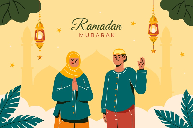 Ilustrasi Ramadan.